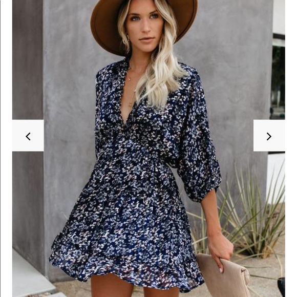 Vici Dresses Vici Collection Dress Navy Blue Dress Poshmark